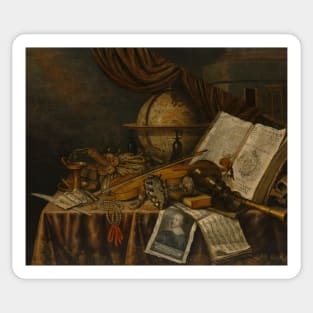 Vanitas Still Life by Edwaert Collier Sticker